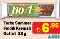 TORKU SUMMER FINDIK KREMALI GOFRET 32 G